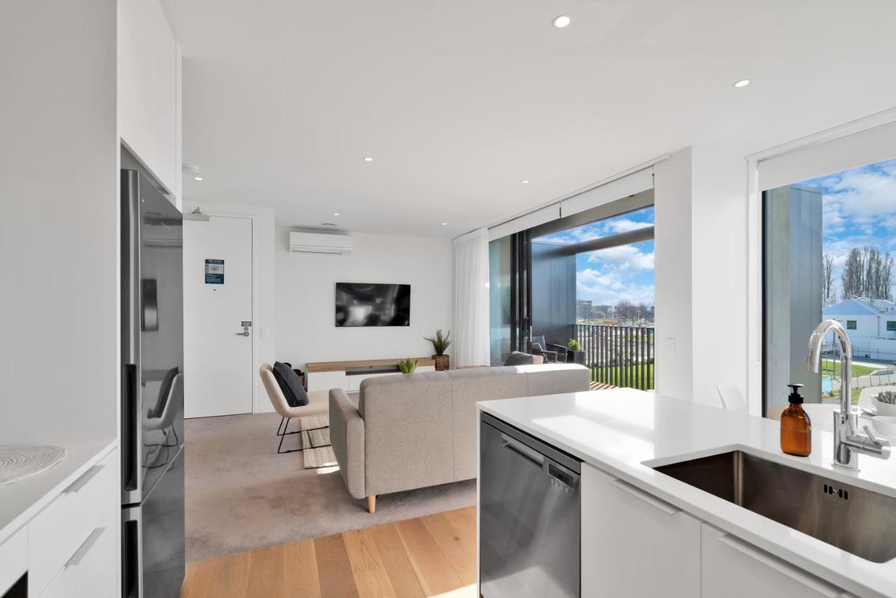 Top Floor Luxury City Central W Sunny Balcony Christchurch Bagian luar foto