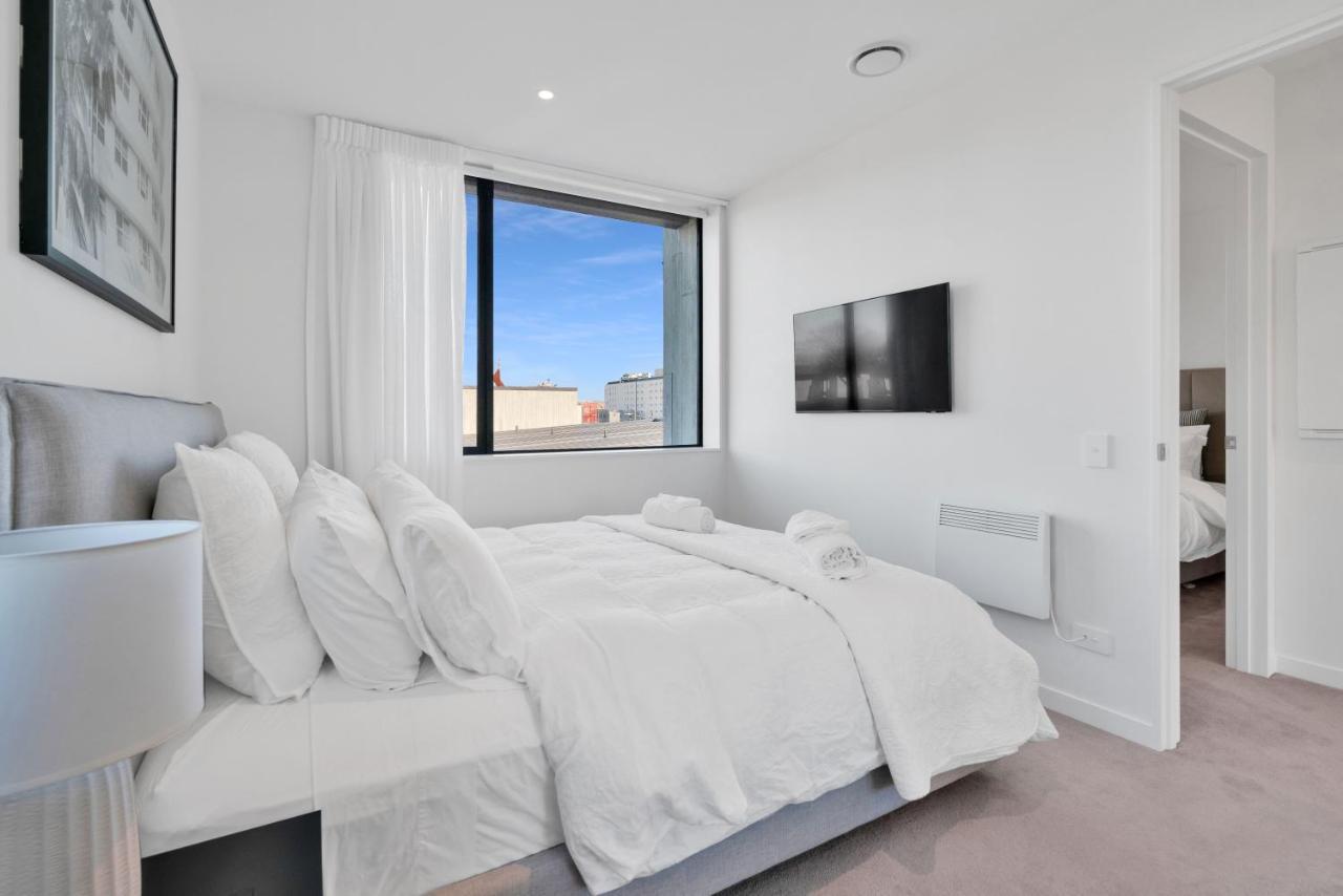Top Floor Luxury City Central W Sunny Balcony Christchurch Bagian luar foto