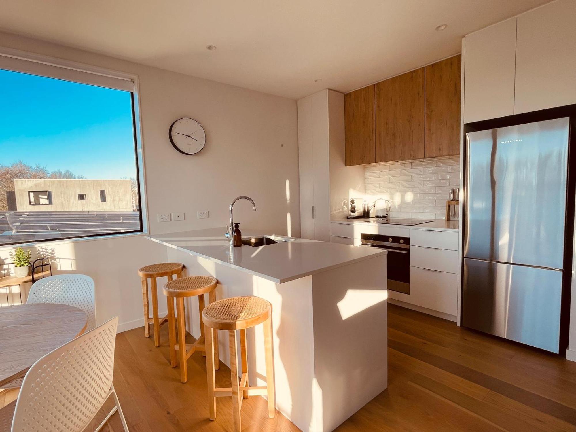 Top Floor Luxury City Central W Sunny Balcony Christchurch Bagian luar foto